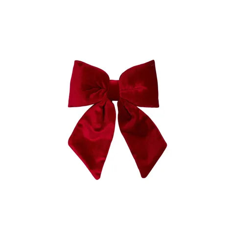 Bow Tie Decoration Velvet | Red