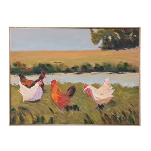 Sonoma Ash Frame Oil Painting