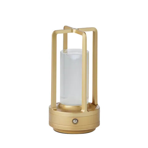 Ibiza PE USB Touch Lantern | Gold