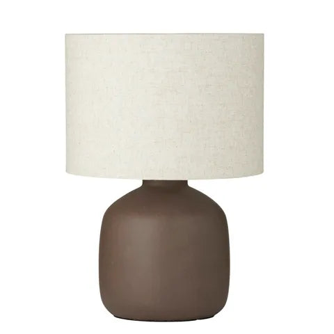 Byrne Ceramic Table Lamp | Cocoa