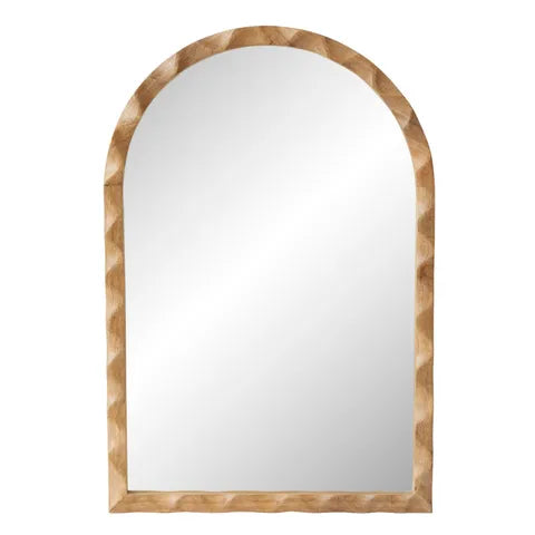 Mullen Wood Arch Mirror | Natural