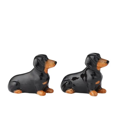 Dachshund Ceramic Salt & Pepper Shaker Set
