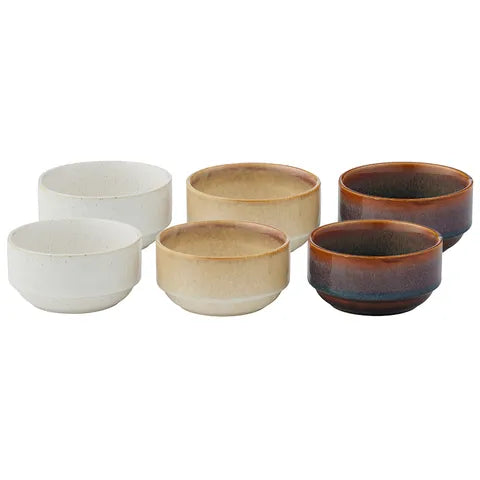 Vail Ceramic Condiment Dish Set | Natural