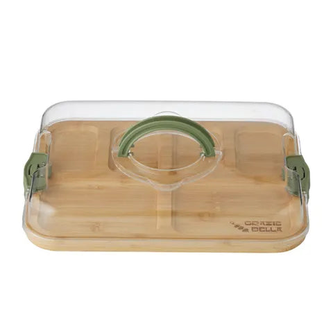 Porta Rectangular Bamboo Party Board