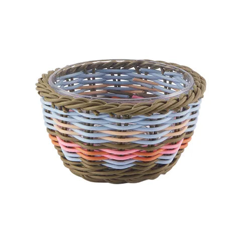 Feliz PP & Glass Bowl | Pink/Olive