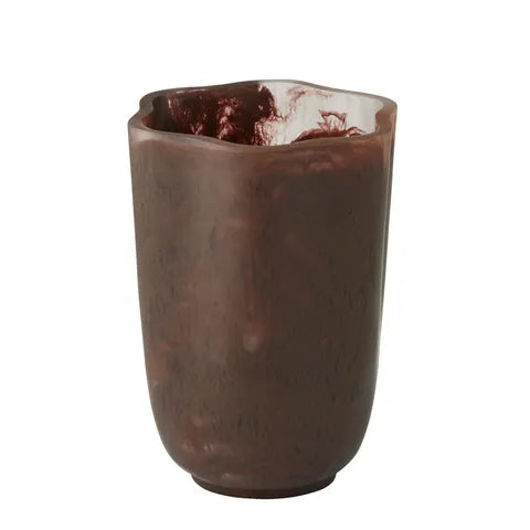 Riley Resin Vase | Cocoa