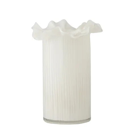Xanthe Glass Vase | Ivory