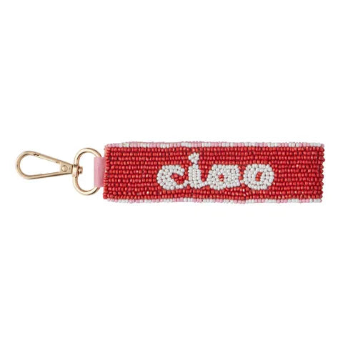 Ciao Beaded Key Ring