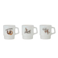 Rodeo Glass Mug | Ivory