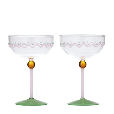 Mexicola S/2 Coupe Glass | Green