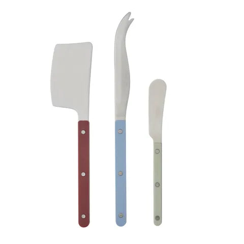 Remy 3-Piece Stainless Steel Cheese Knife Set