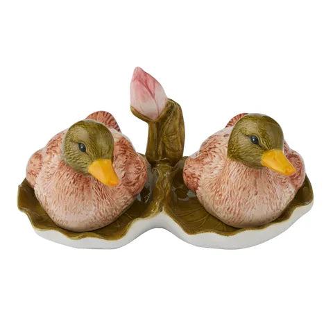 Flock 3 Piece Ceramic Salt & Pepper Set