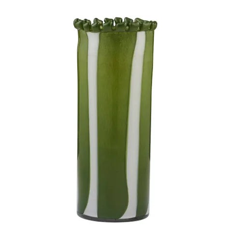 Pettine Glass Vase | Green