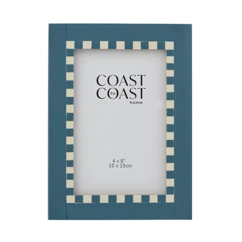 Barnet Resin Photo Frame | Blue