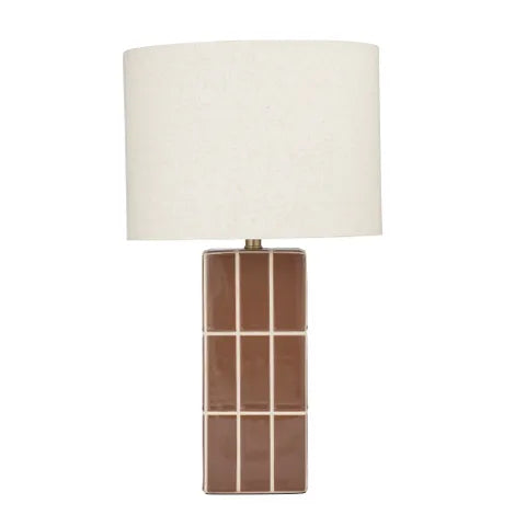 Boyd Ceramic Table Lamp | Brown