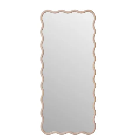 Lindsay Wood Mirror | White Wash