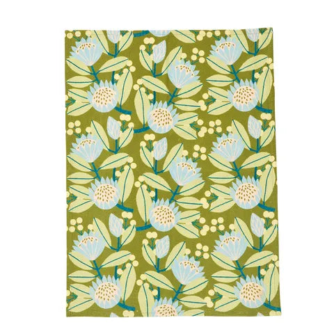 Kirra Cotton Tea Towel | Olive