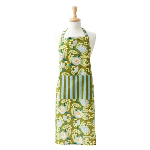 Kirra Cotton Apron | Olive