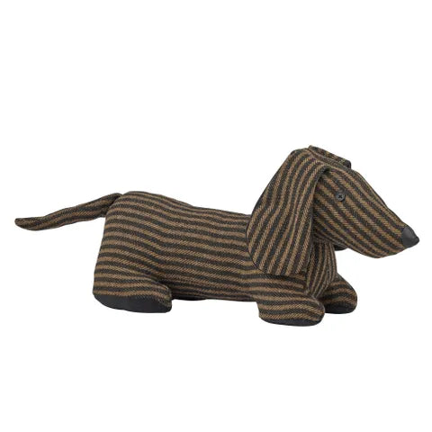 Scoot Door Stop | Black/Brown