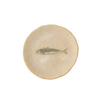 Riva Ceramic Tableware | Ivory/Blue
