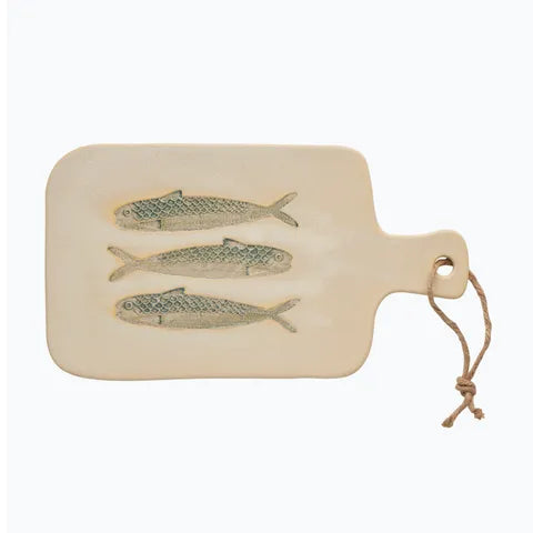 Riva Ceramic Tableware | Ivory/Blue