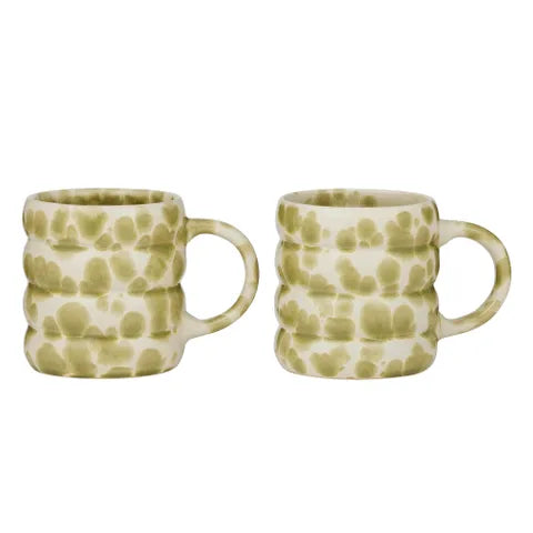 Dylan S/2 Ceramic Mug | Olive