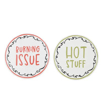 Too Hot to Handle Ceramic Trivet