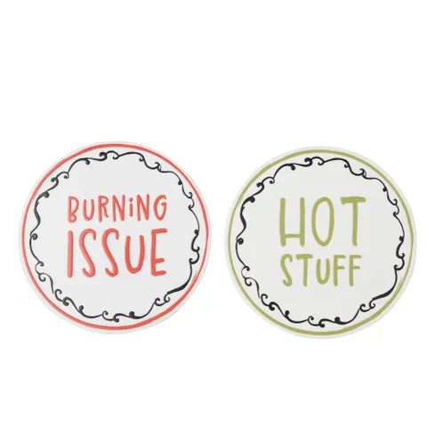 Too Hot to Handle Ceramic Trivet