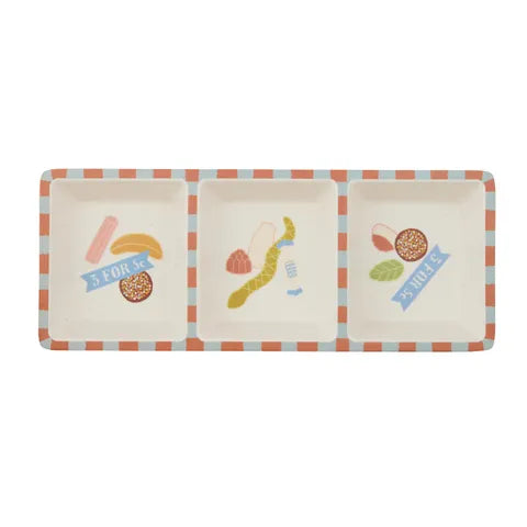 Milk Bar Bamboo Fibre 3-Div Tray