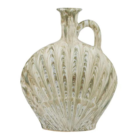 Aldo Ceramic Vase | Olive