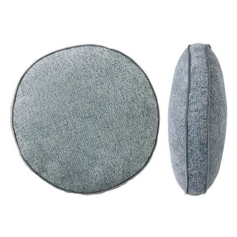 Murphy Velvet Round Cushion | Denim
