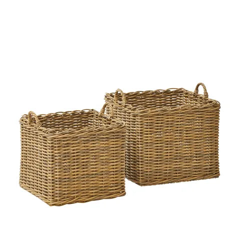 Rouge PE Rattan Baskets