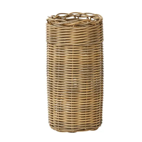 Umbrella Round PE Rattan Basket