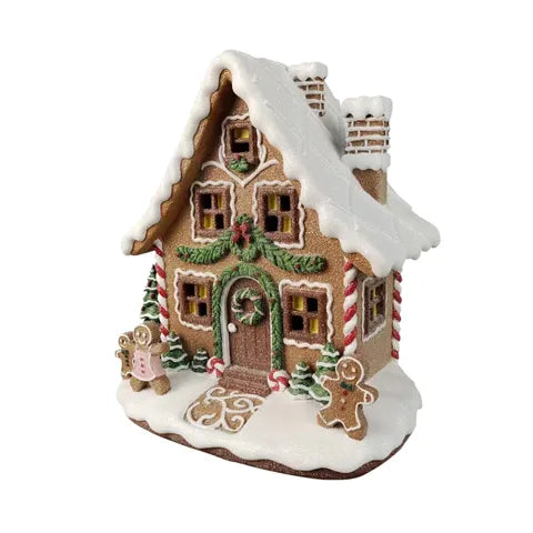 LED Gingerbread House | Brown