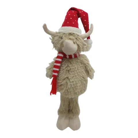 Merry Standing Highland Cow | Natural