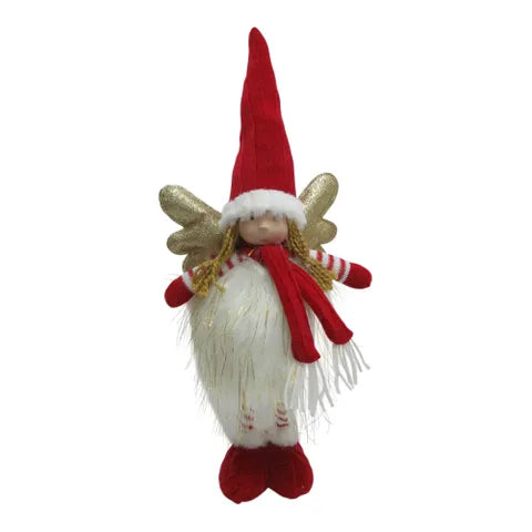 Playful Angel Standing | Red/White