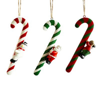 Candy Cane Metal Hanging Ornament