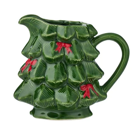 Holly Leaf Jug Ceramic | Green