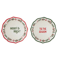 Berry Bowl Ceramic | Red/Green