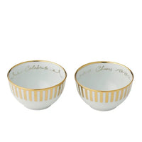 Soire Bowl Ceramic | Gold