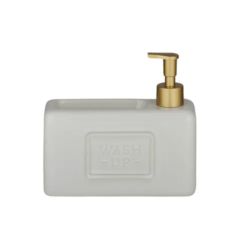 Wash Up Ceramic Dispenser | White