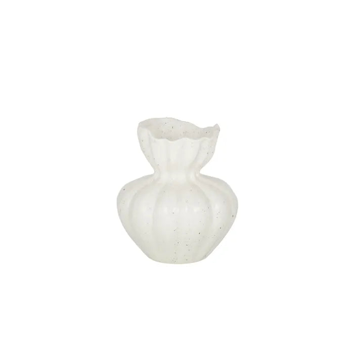 Clara Ceramic Vase | Ivory