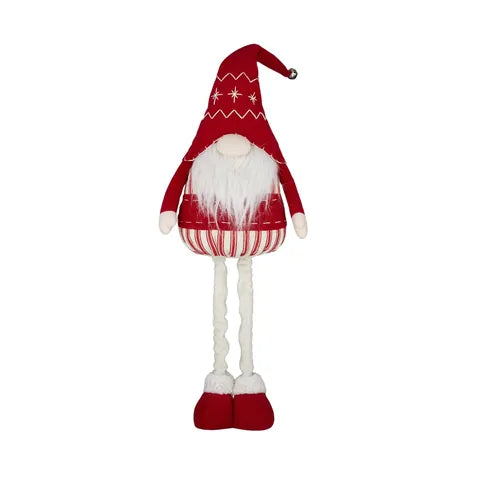 Gnome W/Ext Legs Fabric | Red White