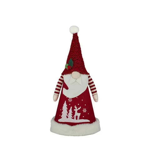 Santa Tree Topper Fabric | Red