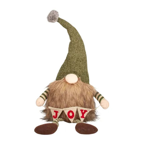 Sitting Gnome Fabric | Green