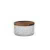 Aleah Glass + Wood Bowls