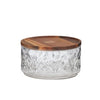 Aleah Glass + Wood Bowls
