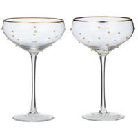 Gimlet Glassware | Gold