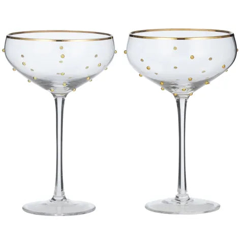 Gimlet Glassware | Gold