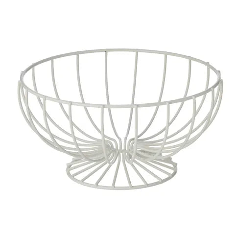 Emilia Metal Basket | Ivory